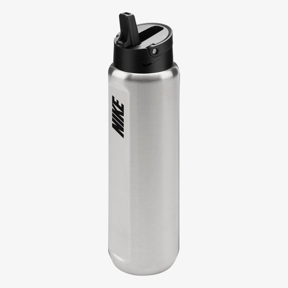 Бутылка NIKE SS RECHARGE STRAW BOTTLE 24 OZ RFSH BRUSHED STAINLESS STEEL/BLACK/BLACK 24OZ N.101.3795.953.24_image_3