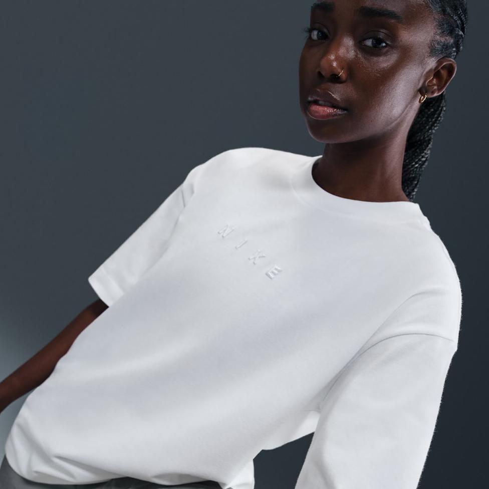 Женская футболка NIKE W NSW LUXE SS TEE RELAX HV4957-100_image_3