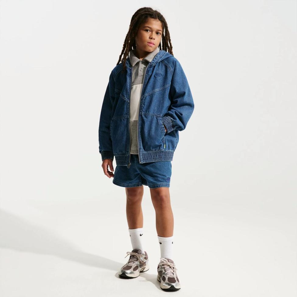 Детская толстовка NIKE K NSW WR DENIM FZ JACKET IF2306-435_image_7