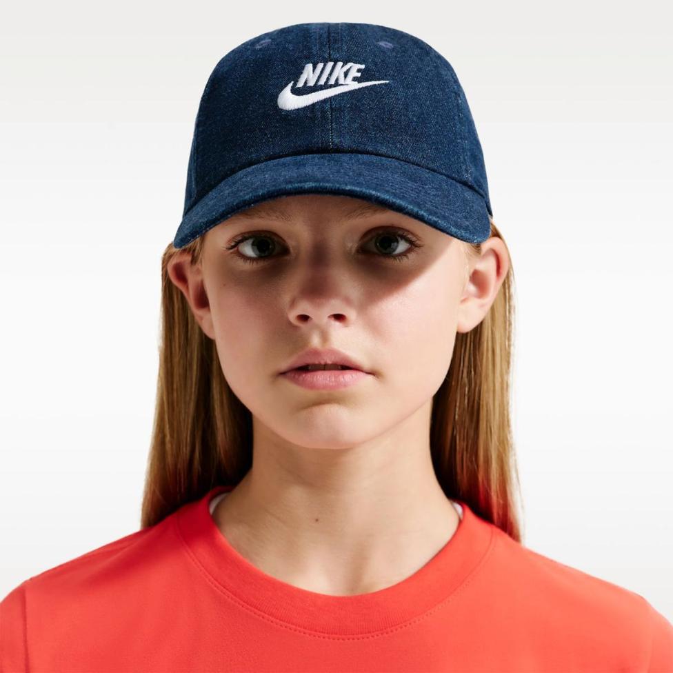 Детская кепка NIKE K NK CLUB CAP US CB DENIM IO8231-419_image_3