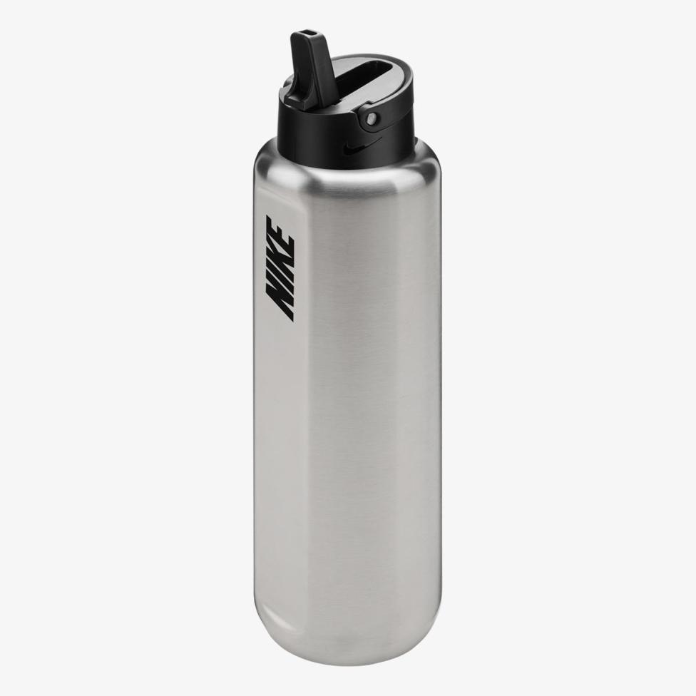 Бутылка NIKE SS RECHARGE STRAW BOTTLE 32 OZ RFSH BRUSHED STAINLESS STEEL/BLACK/BLACK 32OZ N.101.3796.953.32_image_3
