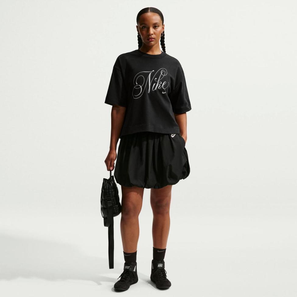 Женская футболка NIKE W NSW SS TEE BOXY SCRIPT IH7607-010_image_4