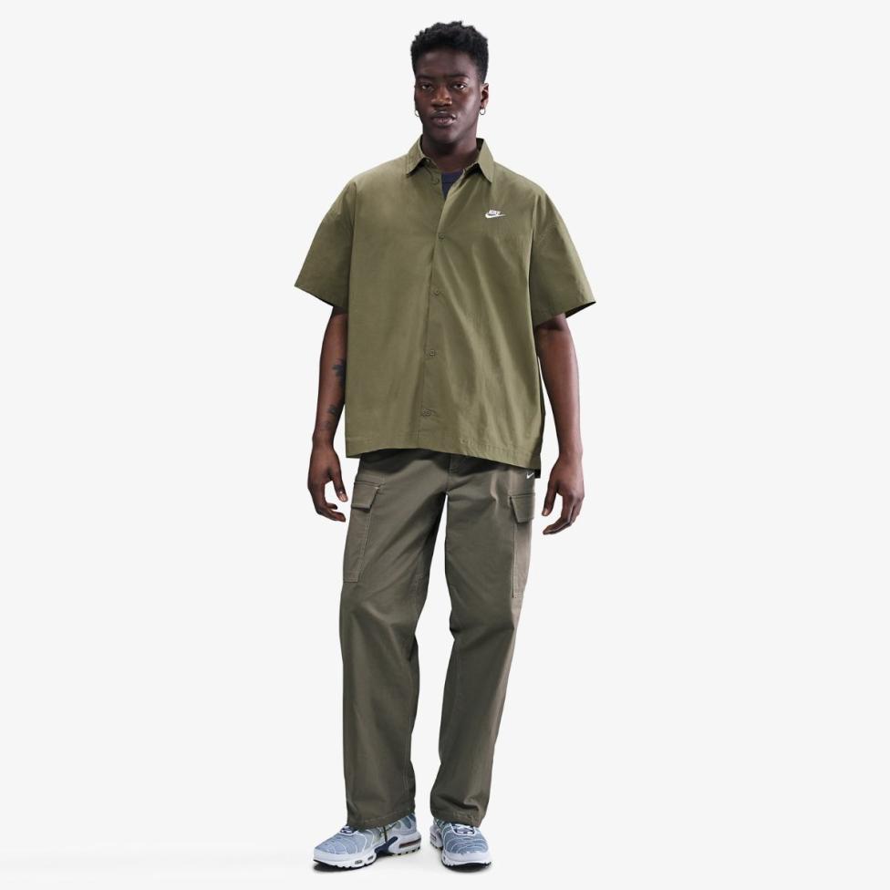 Мужская рубашка NIKE M NK CLUB SS BTN SHIRT OS HJ2026-222_image_4