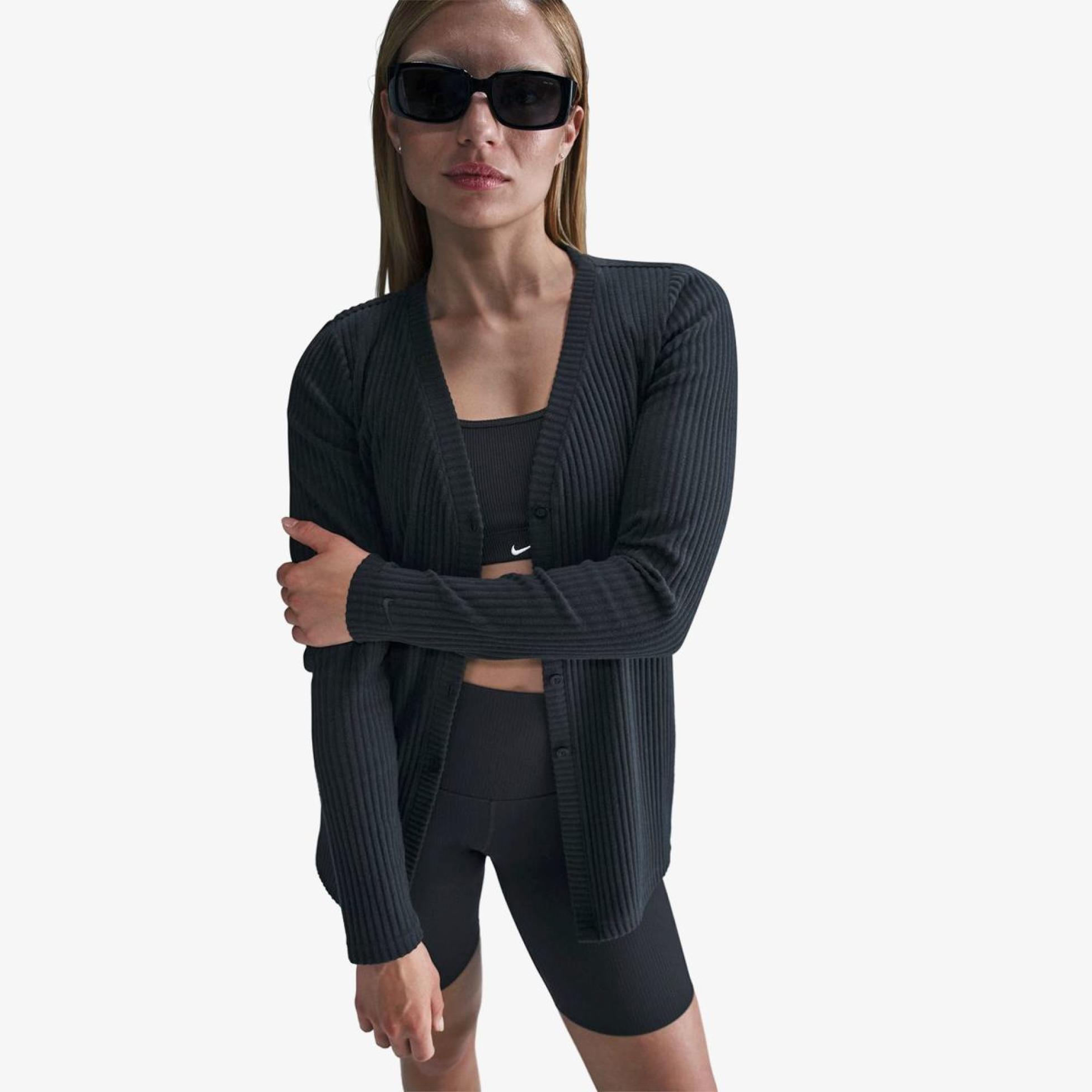Женская толстовка NIKE W NSW NK CHLL KNT RIB CARDIGAN HJ1242-010