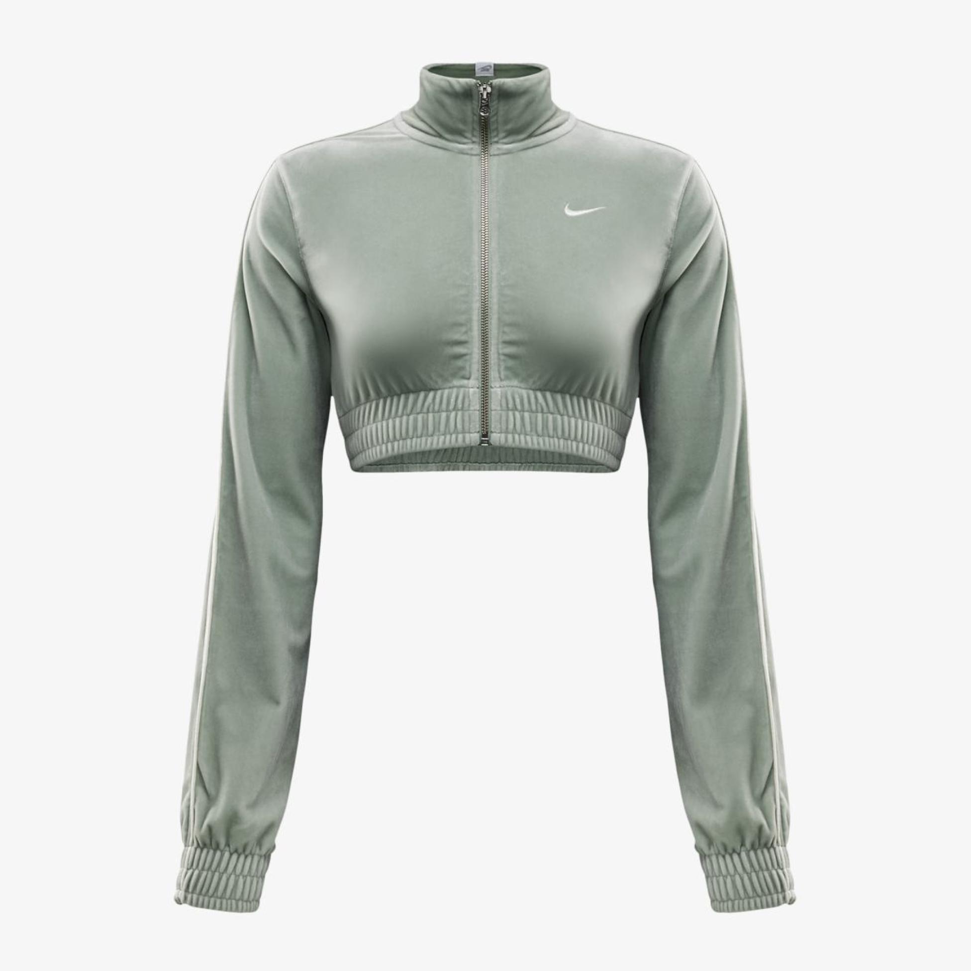 Женская толстовка NIKE W NSW CLLCTN VELOUR FZ TOP OFL FZ3679-370