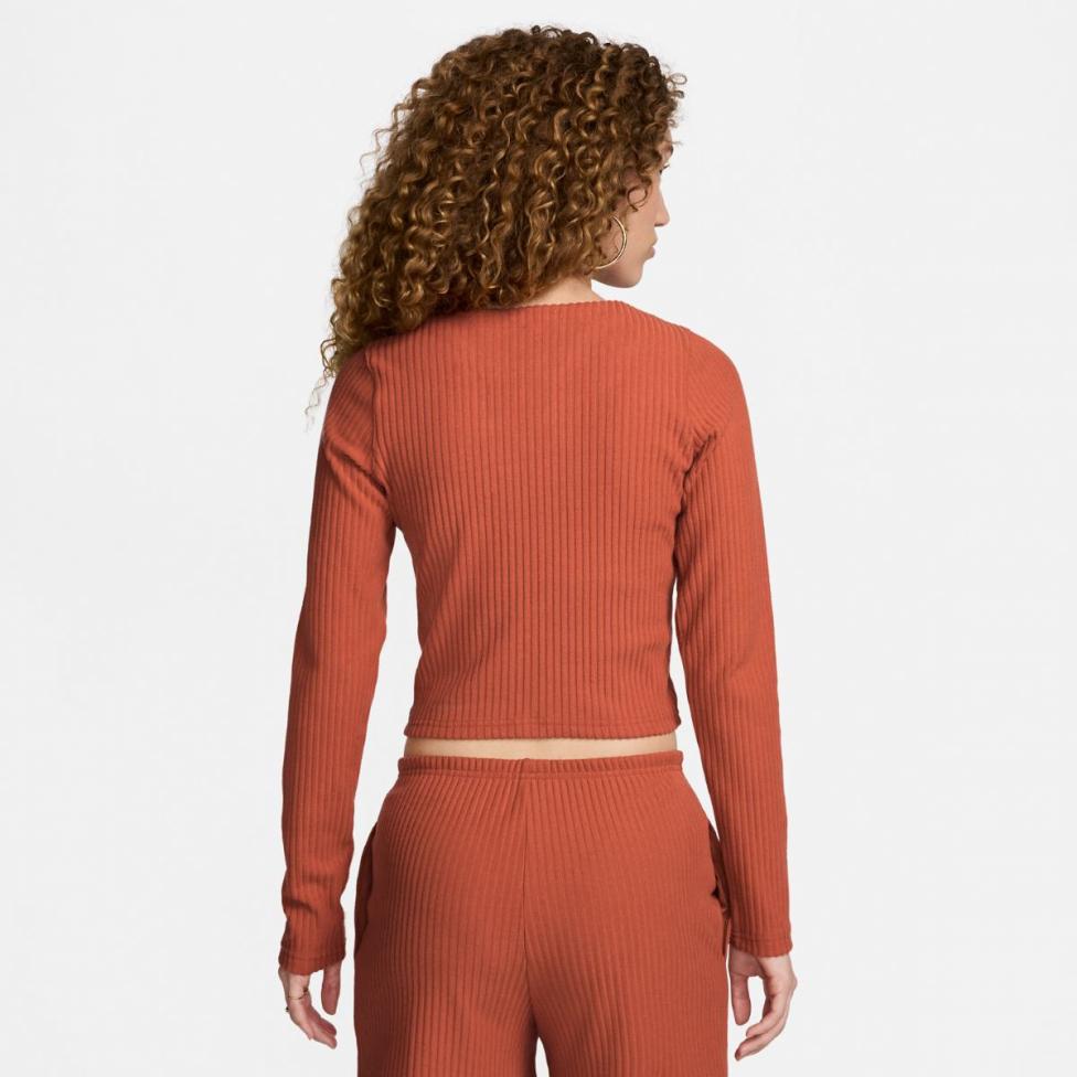 Женская толстовка NIKE W NSW CHLL KNT RIB FZ CRDGN FN3682-825