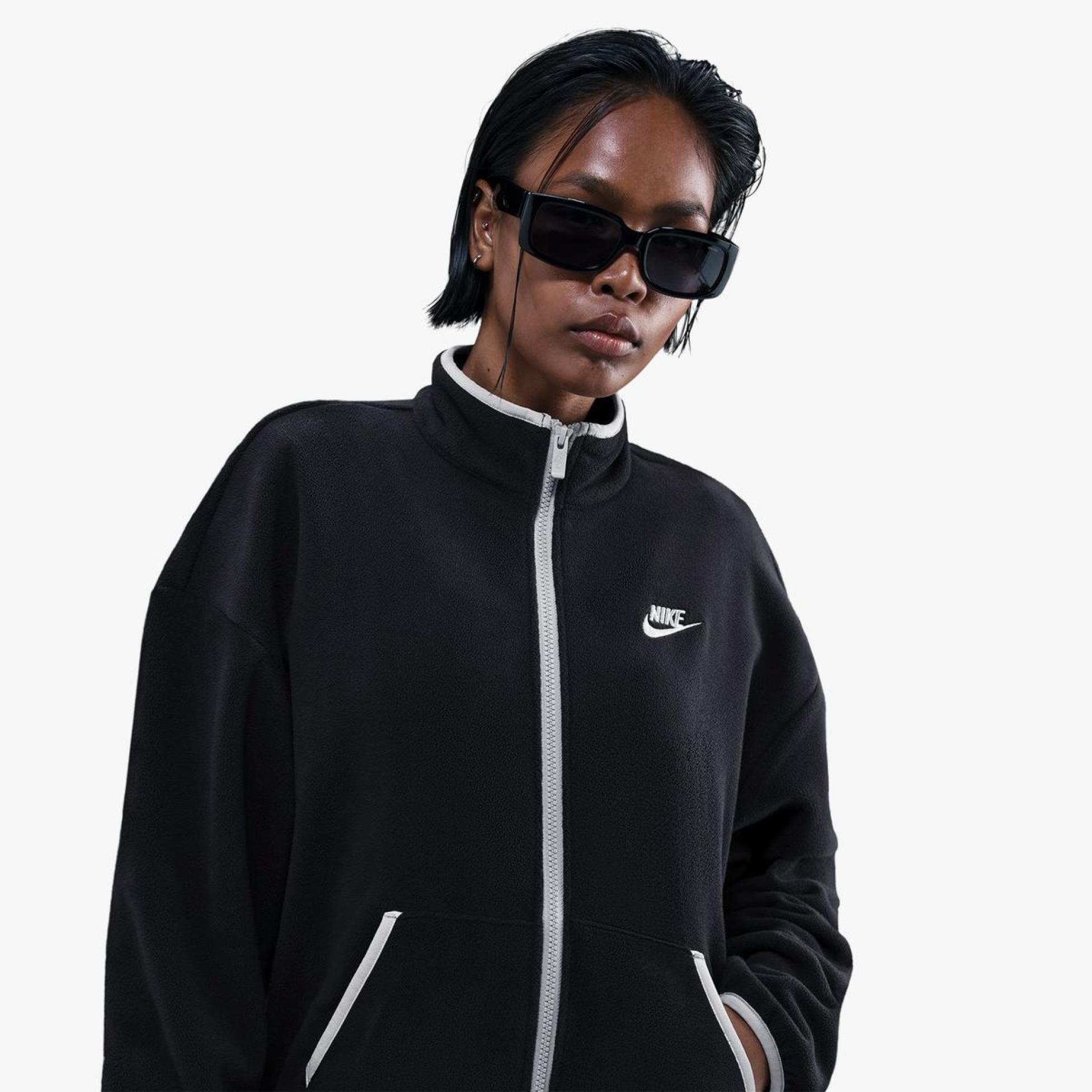 Женская толстовка NIKE W NSW CLUB FLC LSE CZY TRK JKT HV2730-010