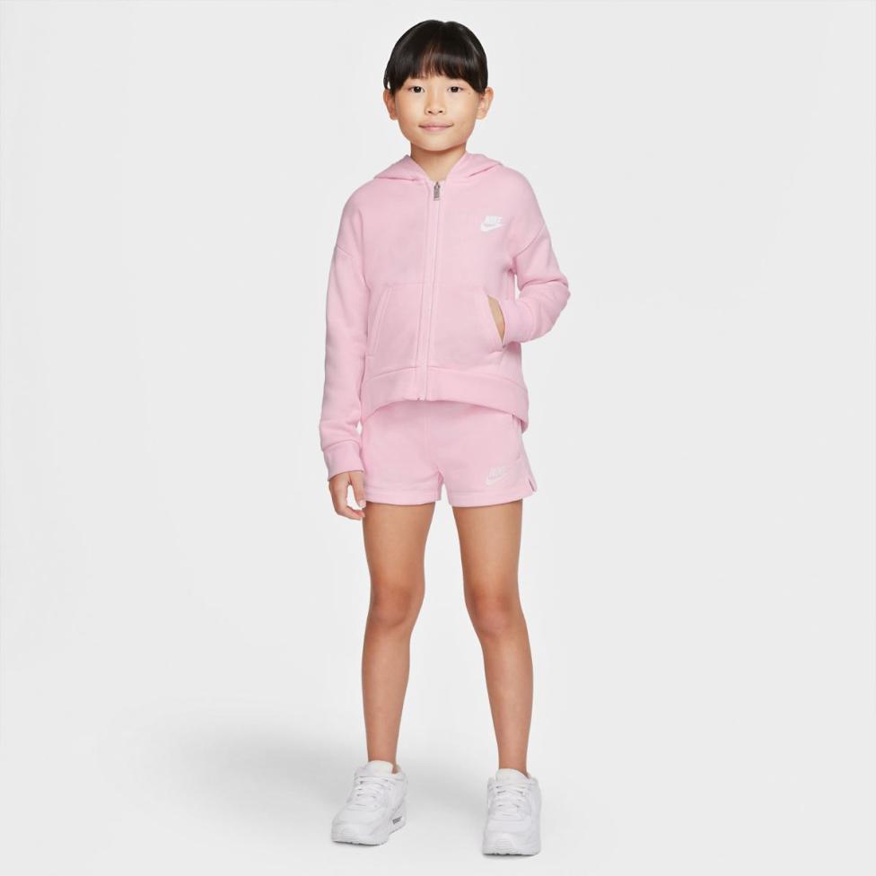 Детская толстовка NIKE NKG CLUB FLEECE HIGH LOW FZ HD 36I254-A9Y_image_5