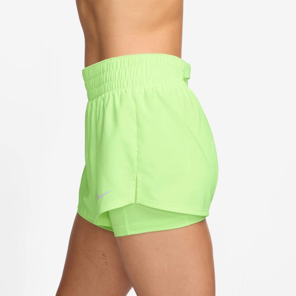 Женские шорты NIKE W NK ONE DF MR 3IN 2N1 SHORT DX6012-701_image_3