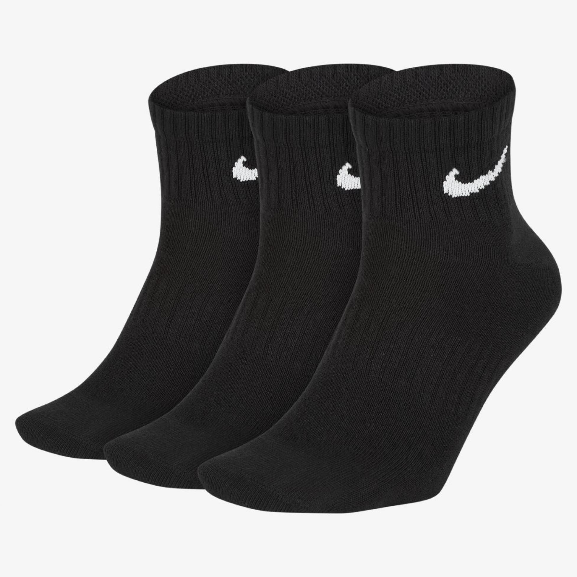 Шкарпетки NIKE U EVERYDAY LTWT ANKLE 3PR SX7677-010