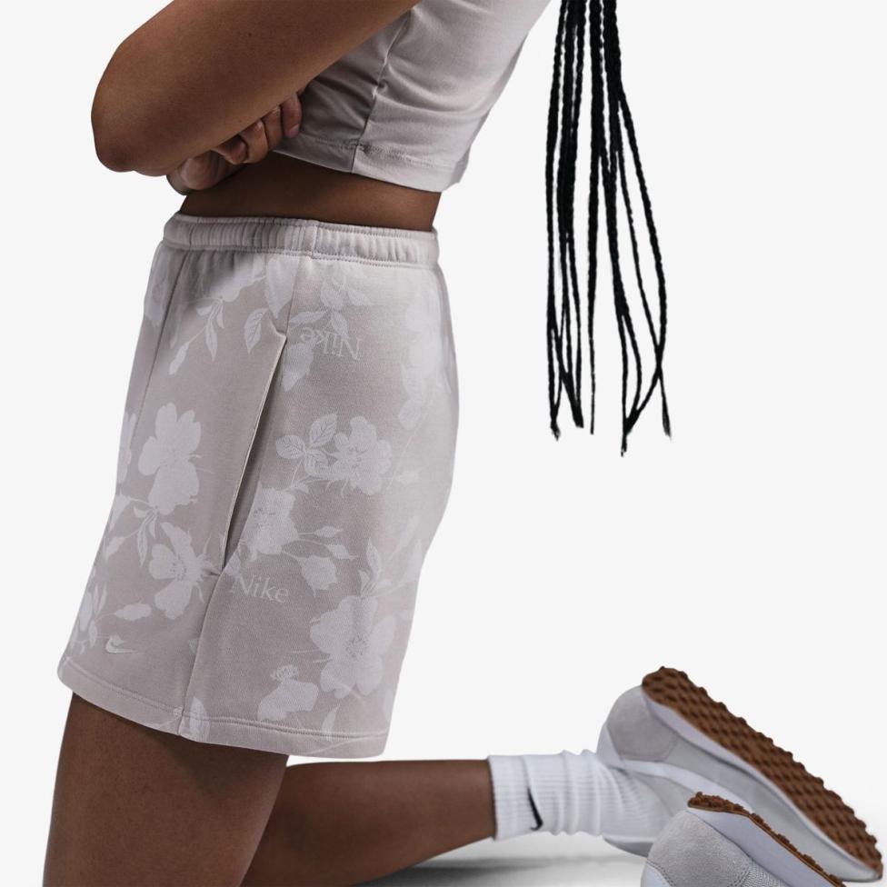 Женские шорты NIKE W NSW NK CHLL FT MR 4 AOP SHT HQ5704-104_image_5