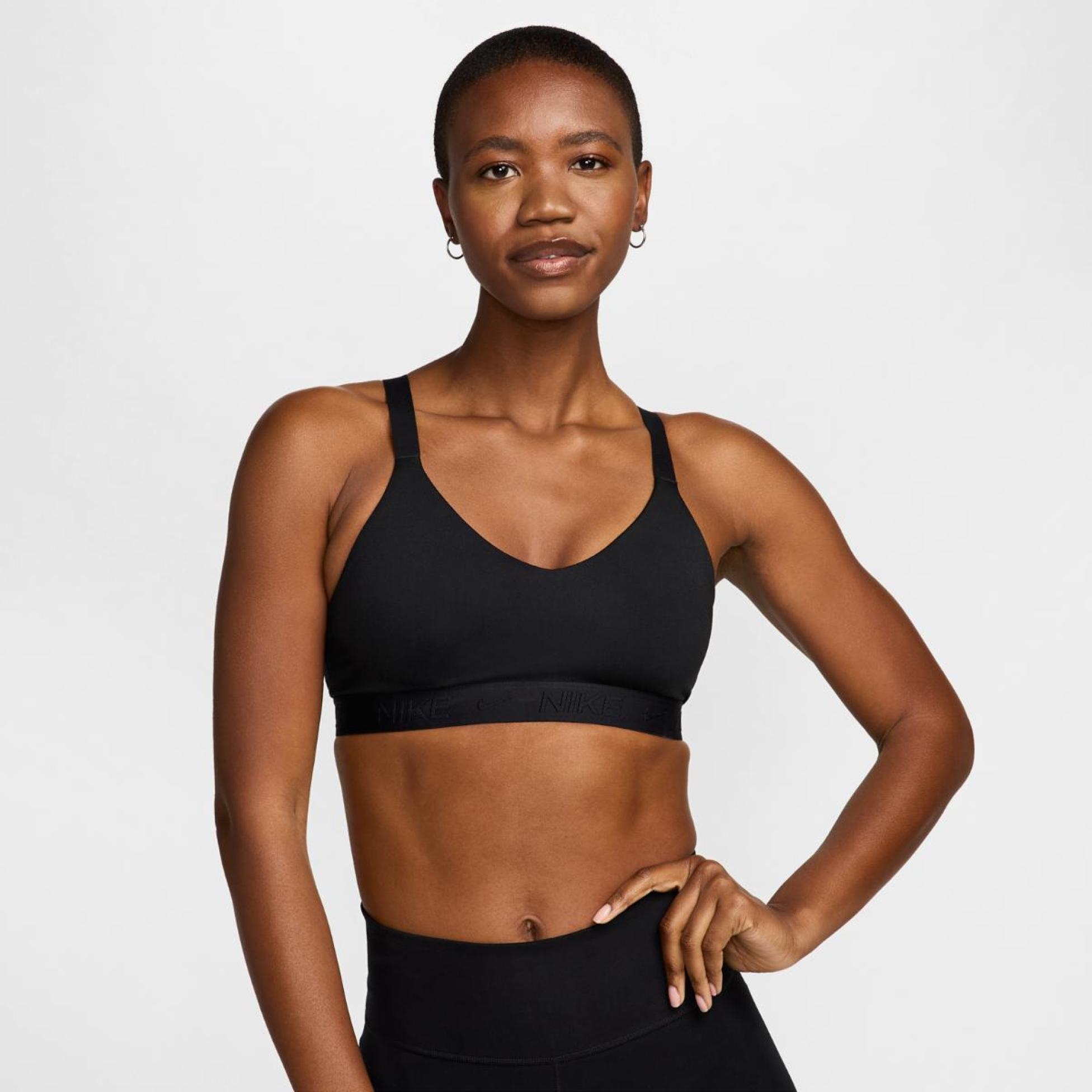 Женский топ NIKE W NK Dri-FIT INDY MED SPT BRA FD1065-010