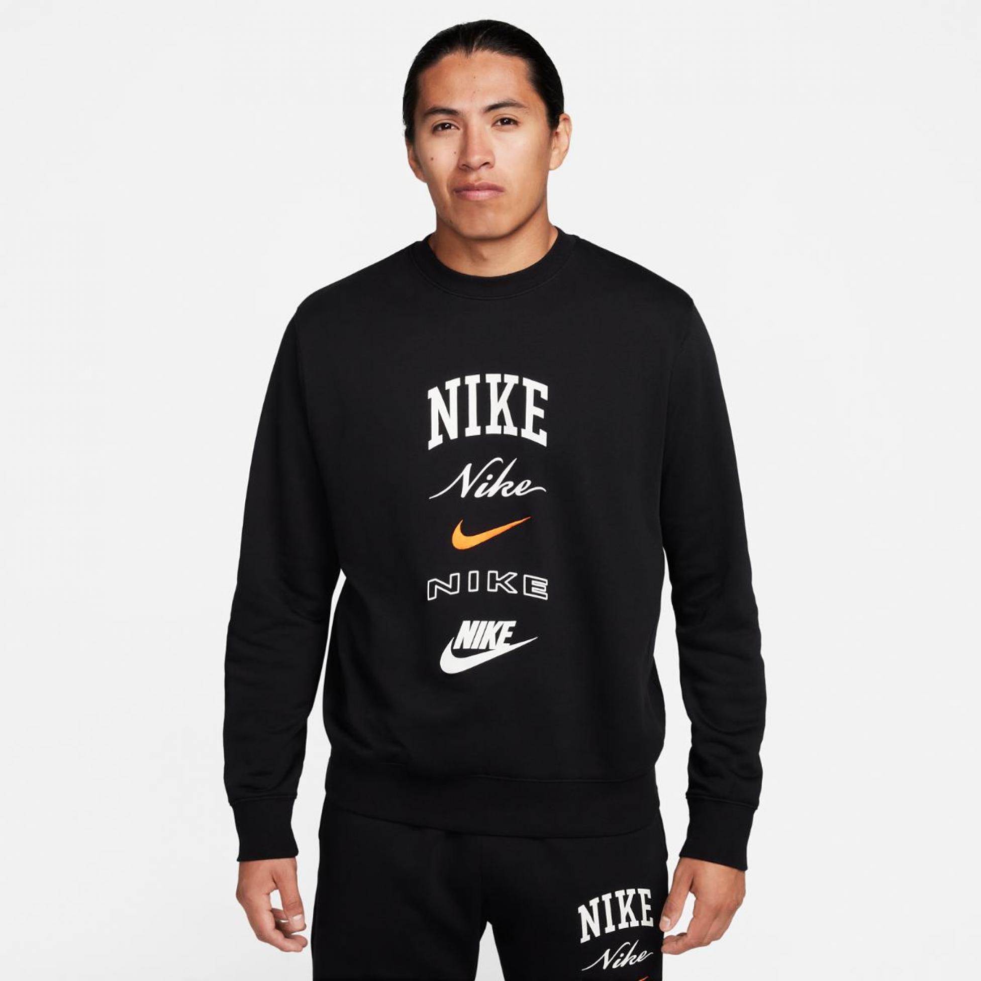 Мужская толстовка NIKE M CLUB BB CREW STACK GX FN2610-010_image_5